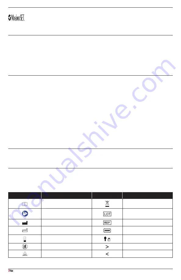 Masimo LNCS LNC Series Directions For Use Manual Download Page 40