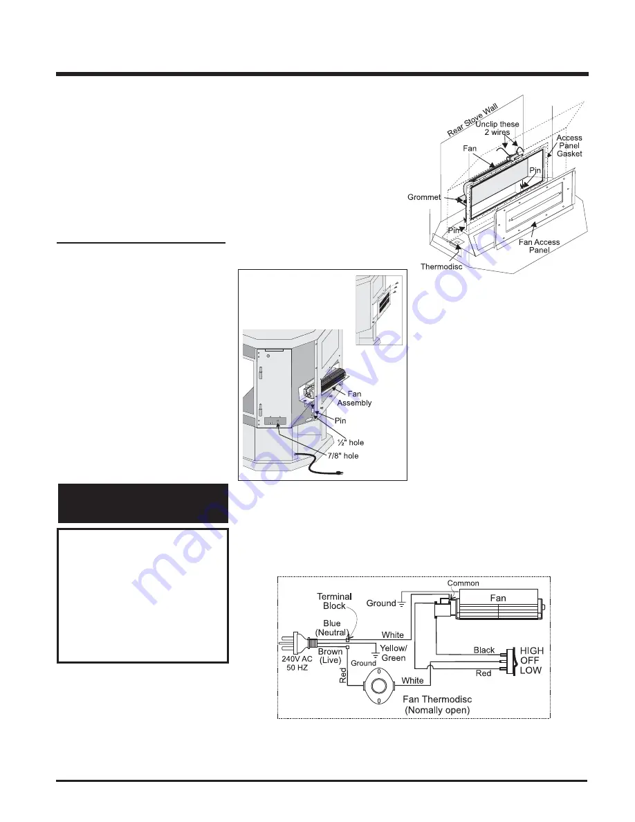 Masport Geneva F39-LPG Owners & Installation Manual Download Page 21