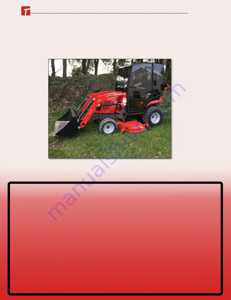 MASSEY FERGUSON GC1705 Installation Manual Download Page 19