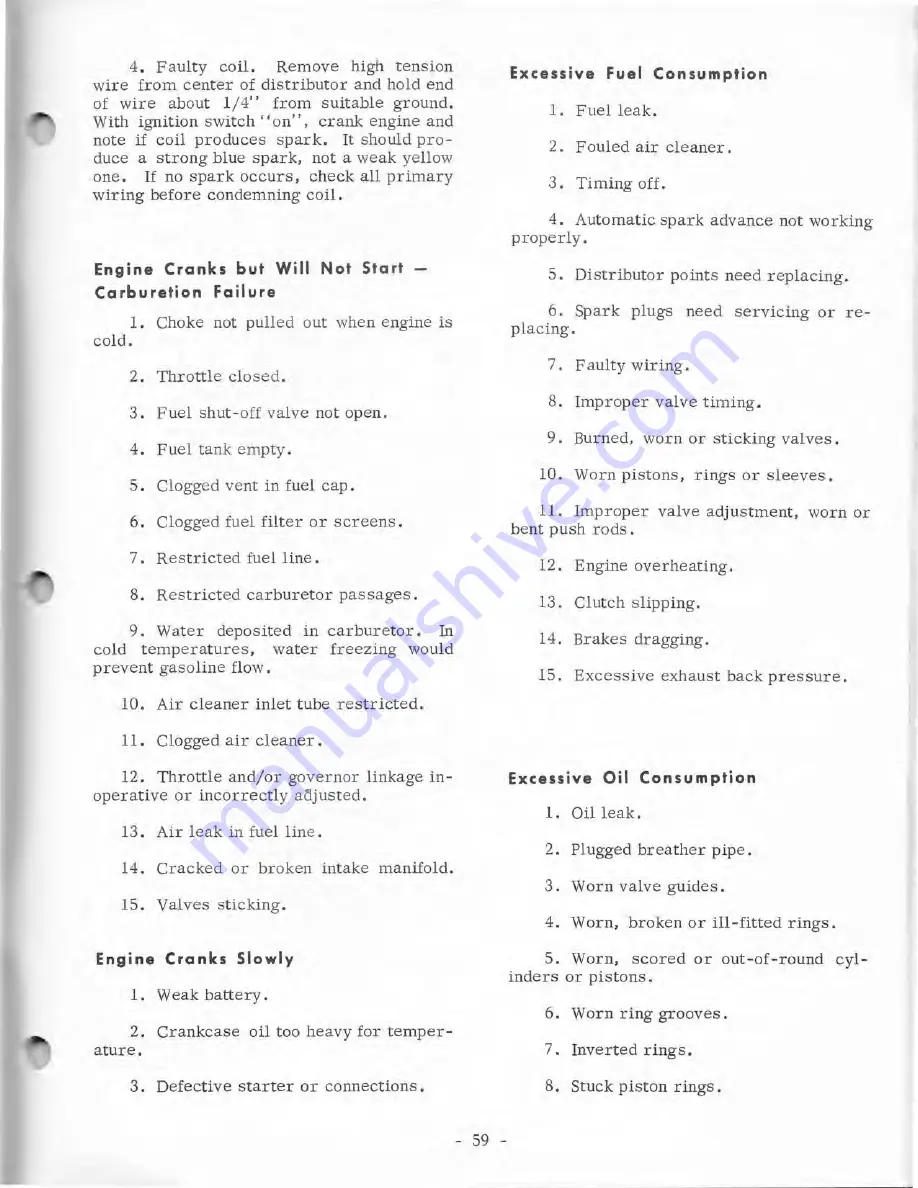 MASSEY FERGUSON MF 135 Operator'S Manual Download Page 68