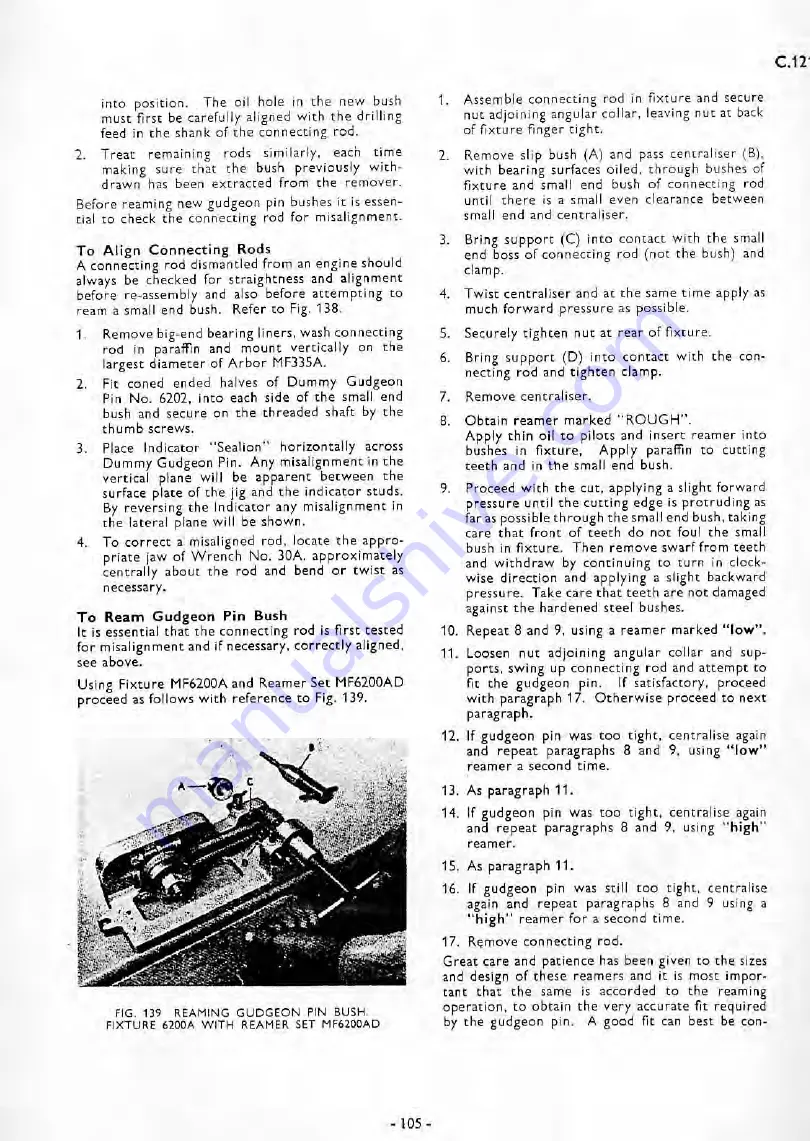 MASSEY FERGUSON MF35 Service Manual Download Page 104