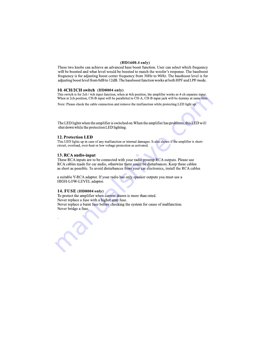 Massive Audio HD 1600.4 Instruction Manual Download Page 6