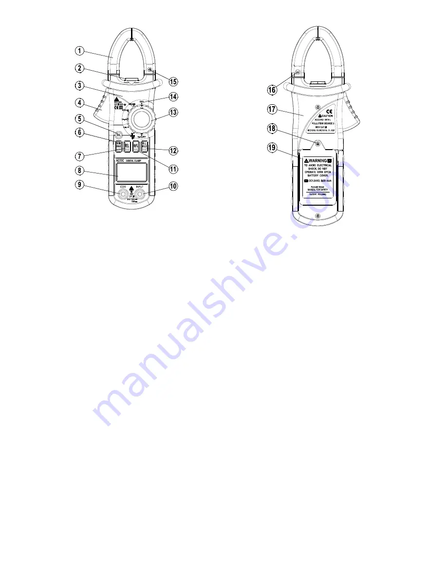 Mastech MS2108A Operation Manual Download Page 5