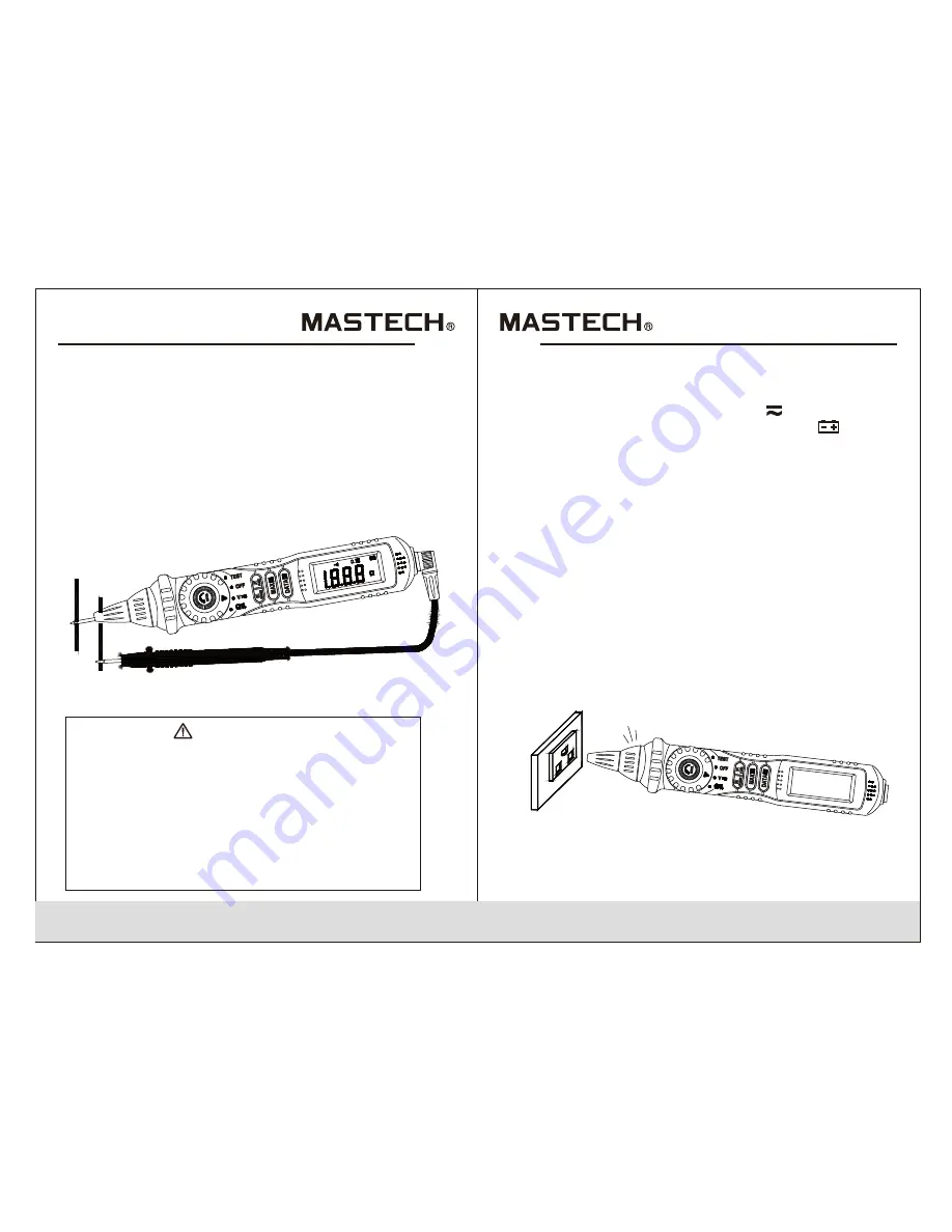 Mastech MS8211 Скачать руководство пользователя страница 11