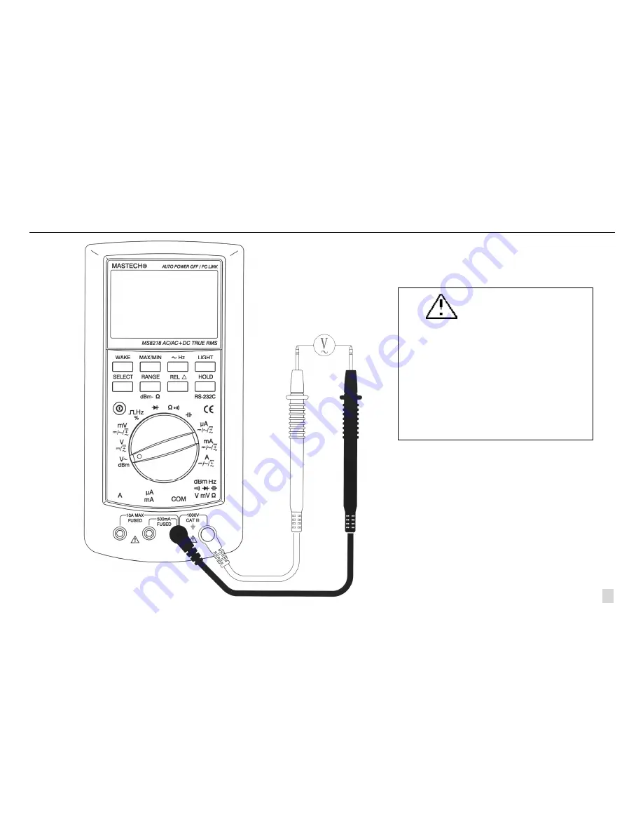 Mastech MS8218 Скачать руководство пользователя страница 17