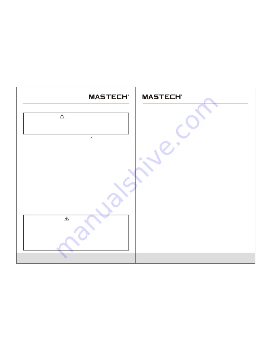 Mastech MS8238H User Manual Download Page 3