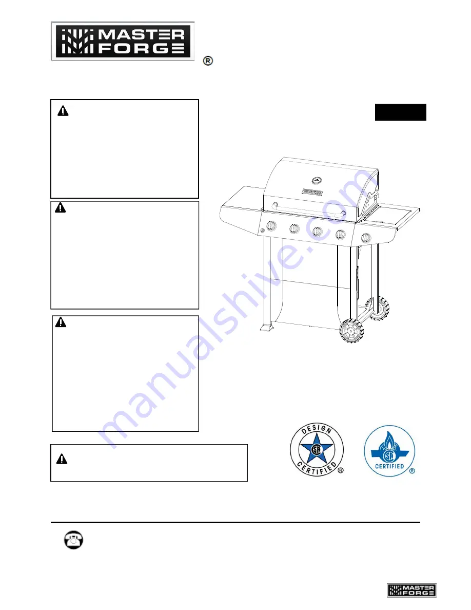 Master Forge 1010048 Manual Download Page 36