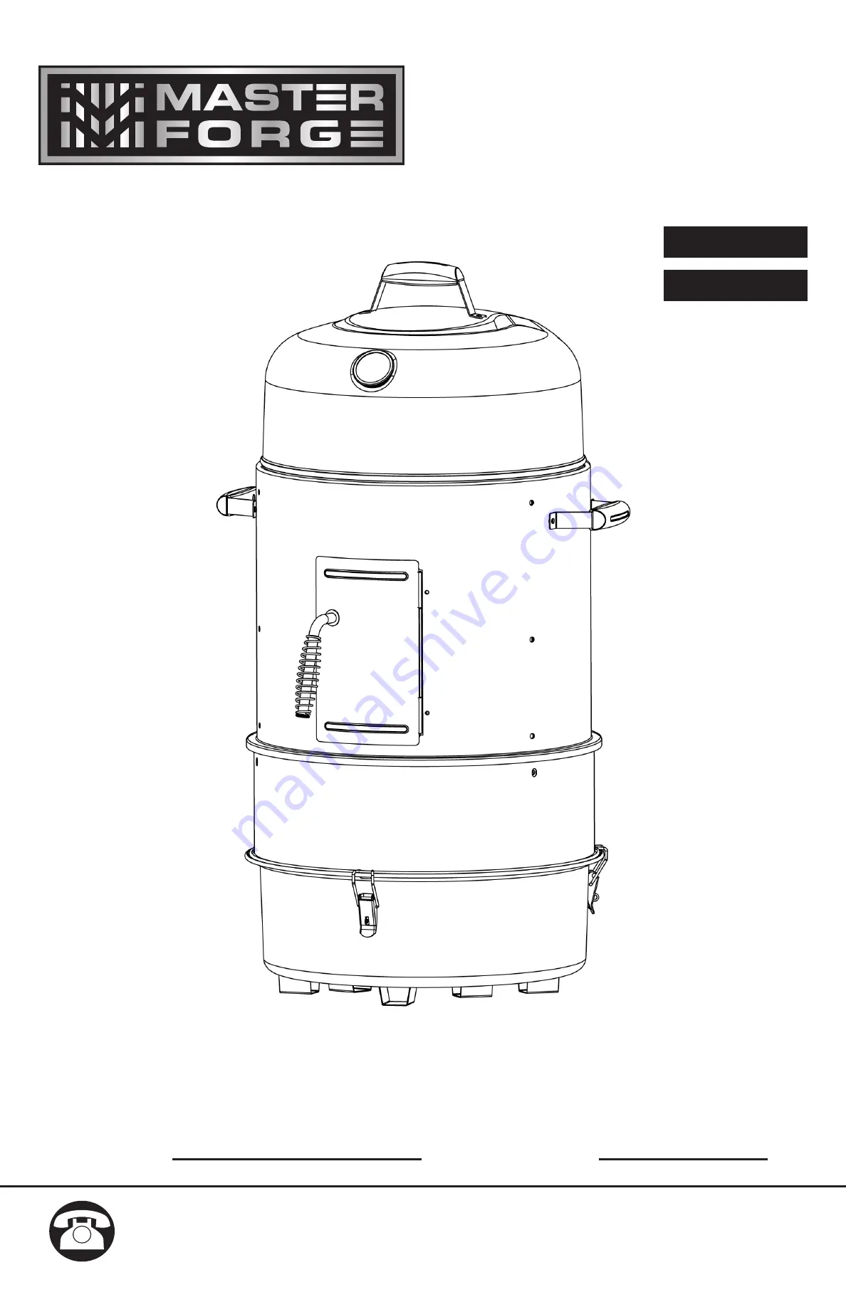 Master Forge 332738 Instructions For Use Manual Download Page 1