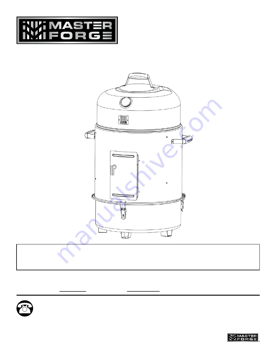 Master Forge CBS1301L User Manual Download Page 22