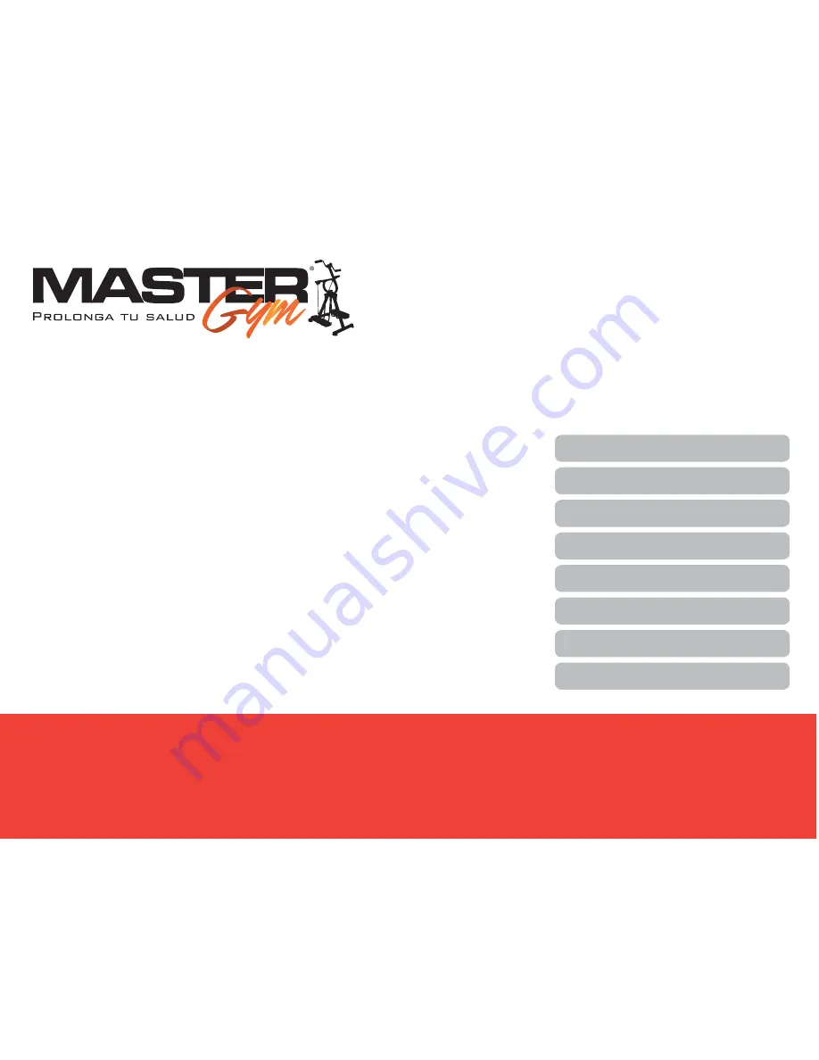 Master Gym E383 Workout And User’S Manual Download Page 1