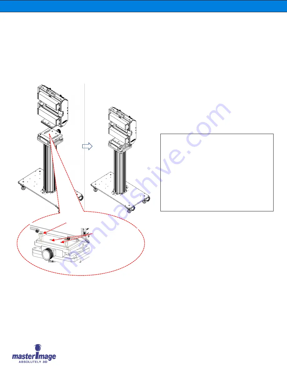 Master Image HORIZON3D S Installation & Operation Manual Download Page 16