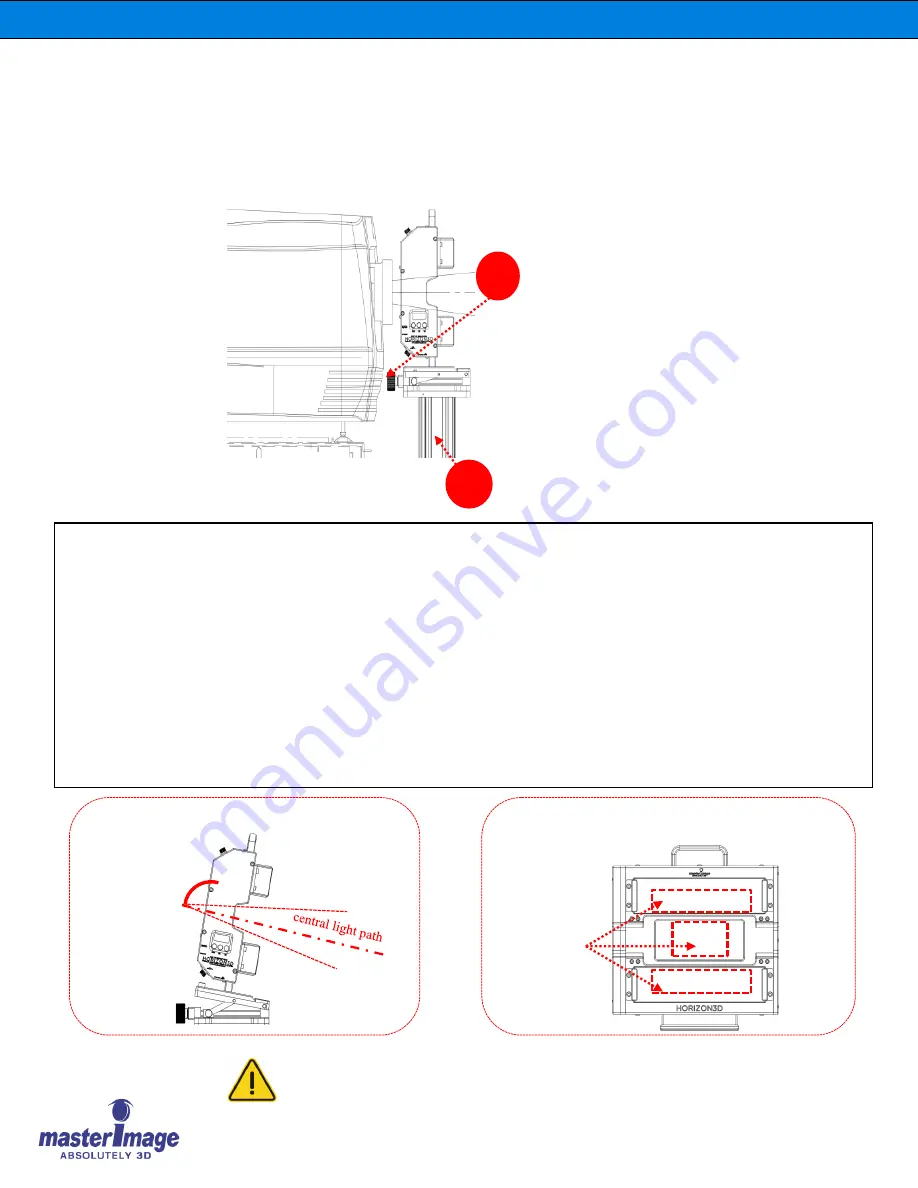 Master Image HORIZON3D S Installation & Operation Manual Download Page 22