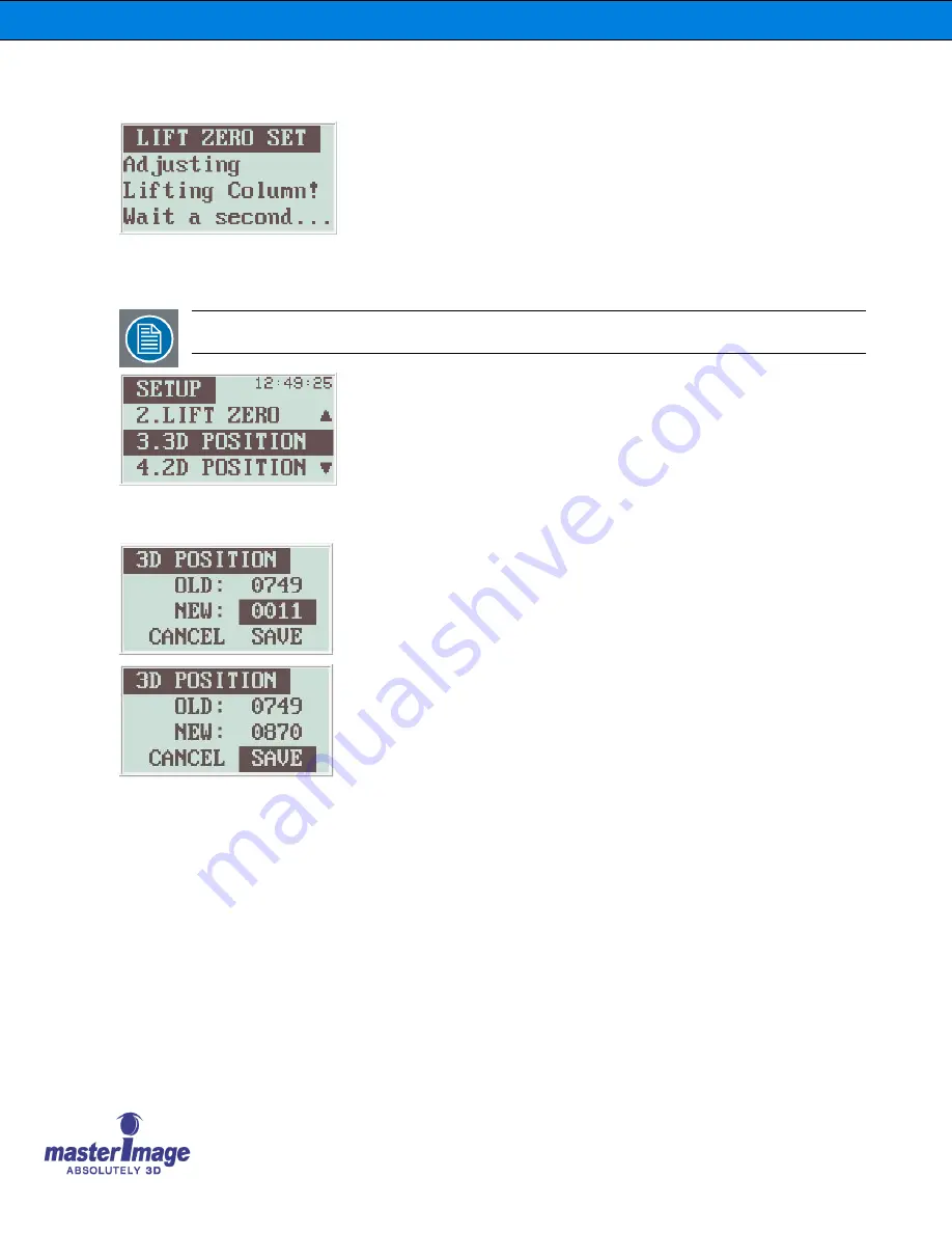 Master Image MI-CLARITY3D SA Installation & Operation Manual Download Page 30