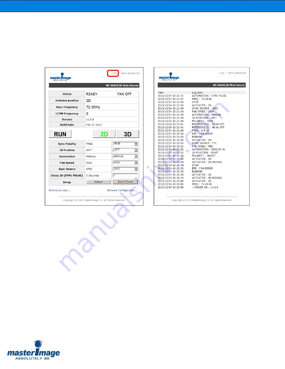 Master Image MI-WAVE3D Installation & Operation Manual Download Page 39