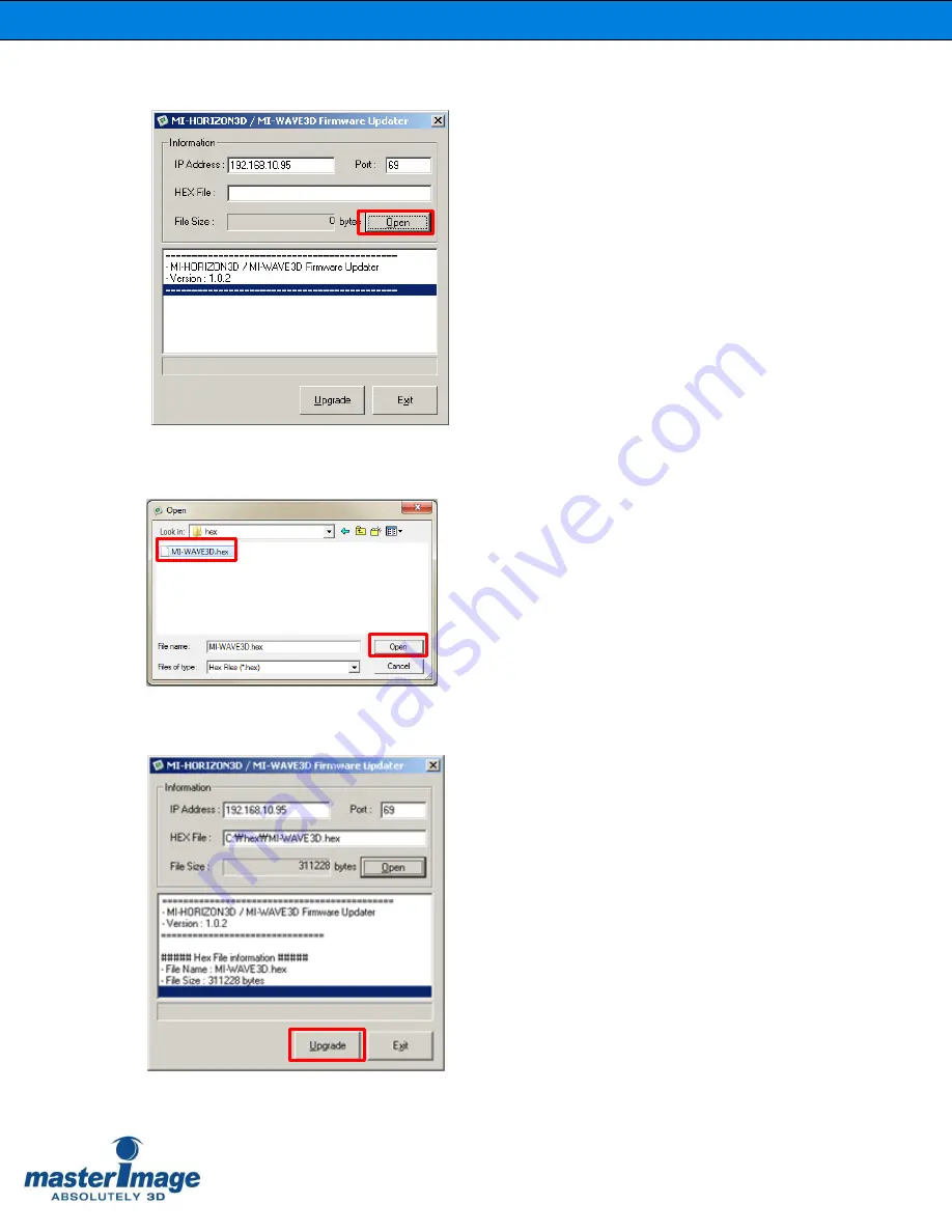 Master Image MI-WAVE3D Installation & Operation Manual Download Page 45