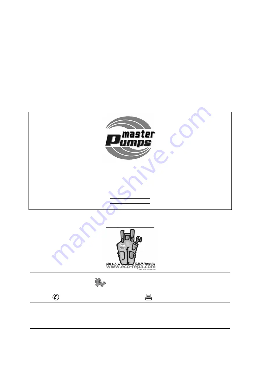 Master Pumps MPXI11MULTIPC18 Original Instructions Manual Download Page 32