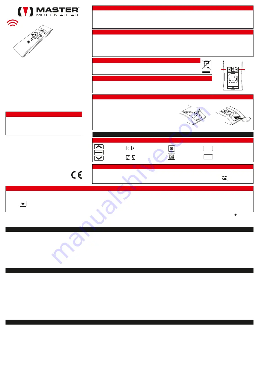 Master Arco User Manual Download Page 1