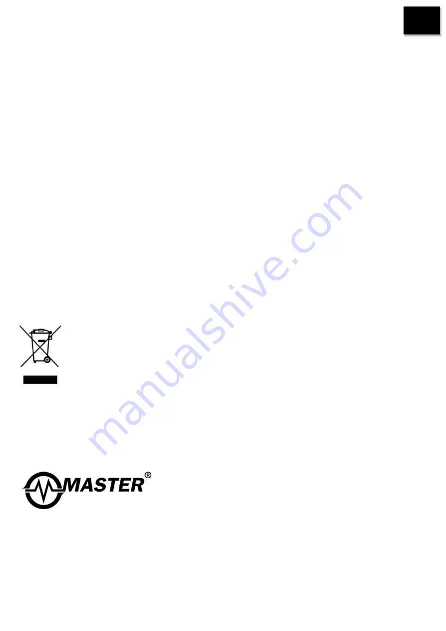 Master F-06 Owner'S Manual Download Page 13