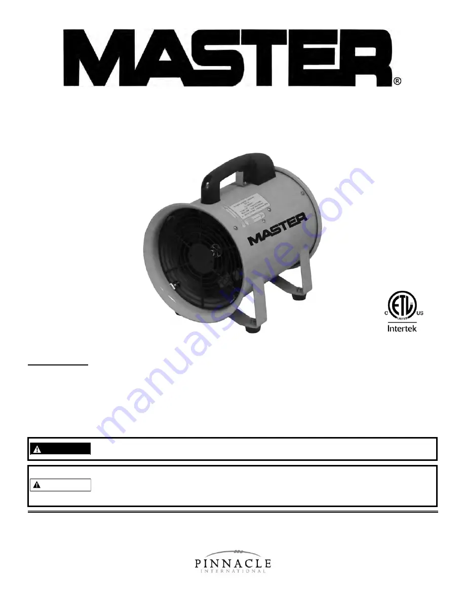 Master MAC-708-SF User'S Manual & Operating Instructions Download Page 17