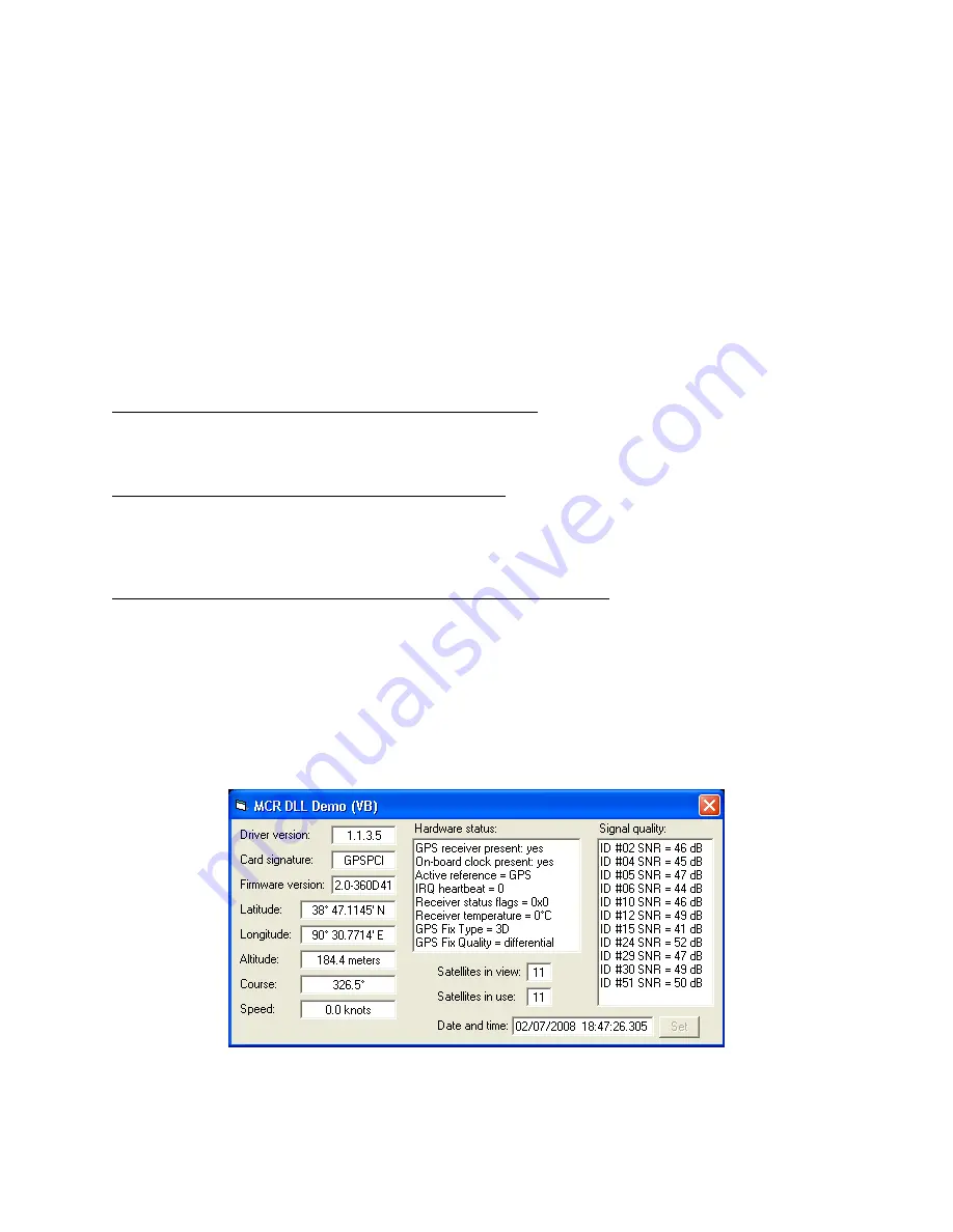 Masterclock GPSPCI User Manual Download Page 6