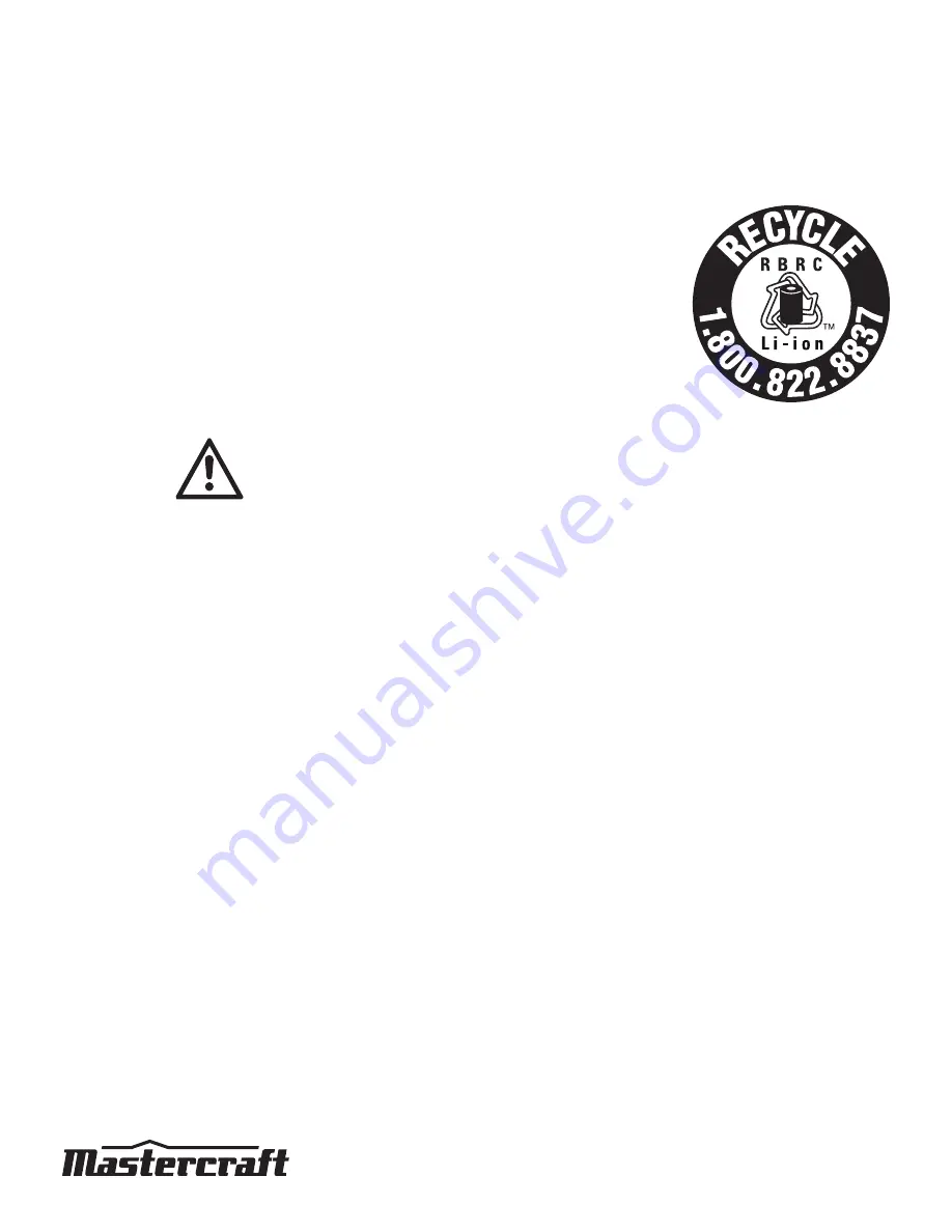 MasterCraft 054-2500-0 Instruction Manual Download Page 16