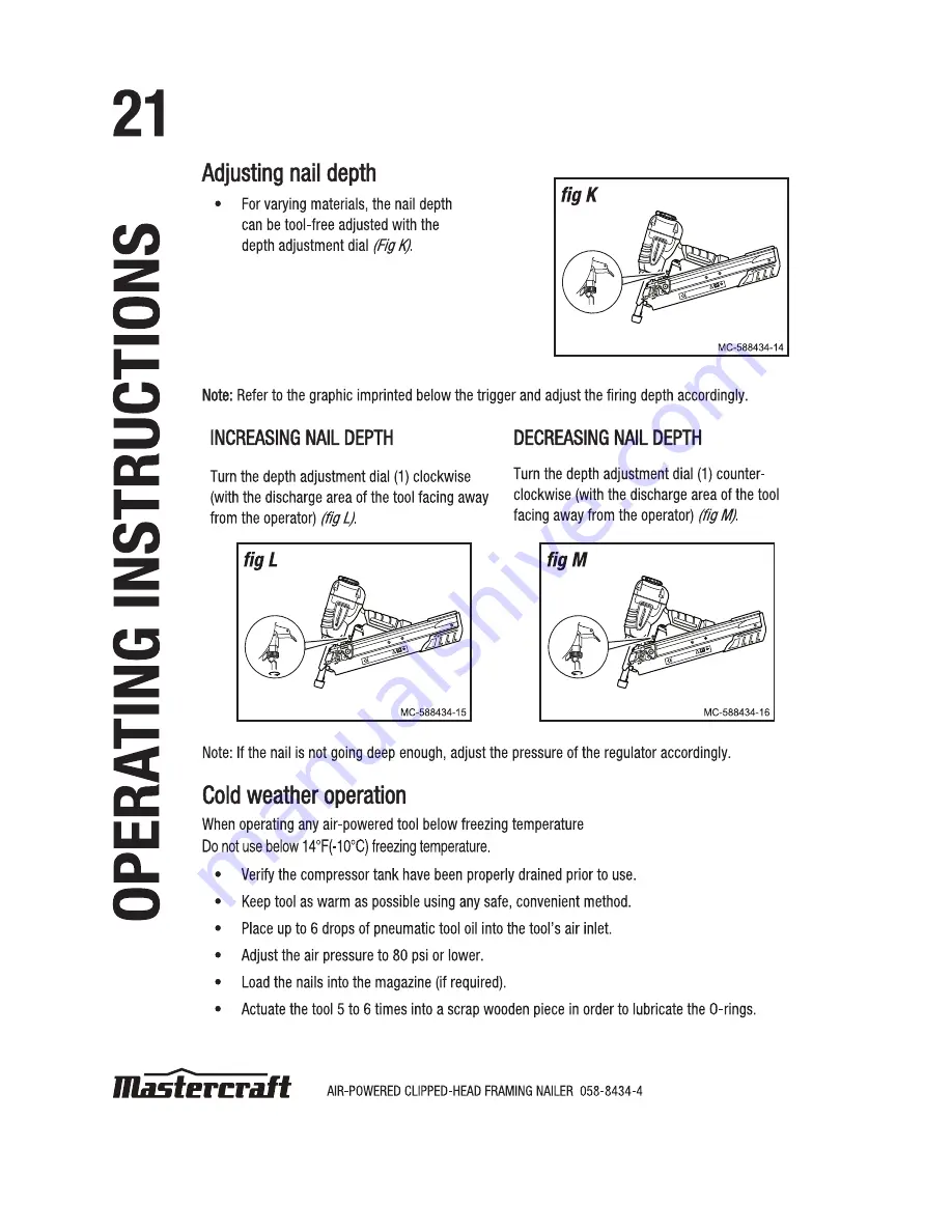 MasterCraft 058-8434-4 Скачать руководство пользователя страница 21