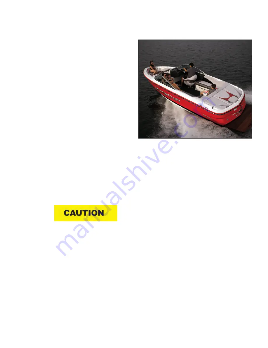 MasterCraft CSX 220 2008 Owner'S Manual Download Page 5