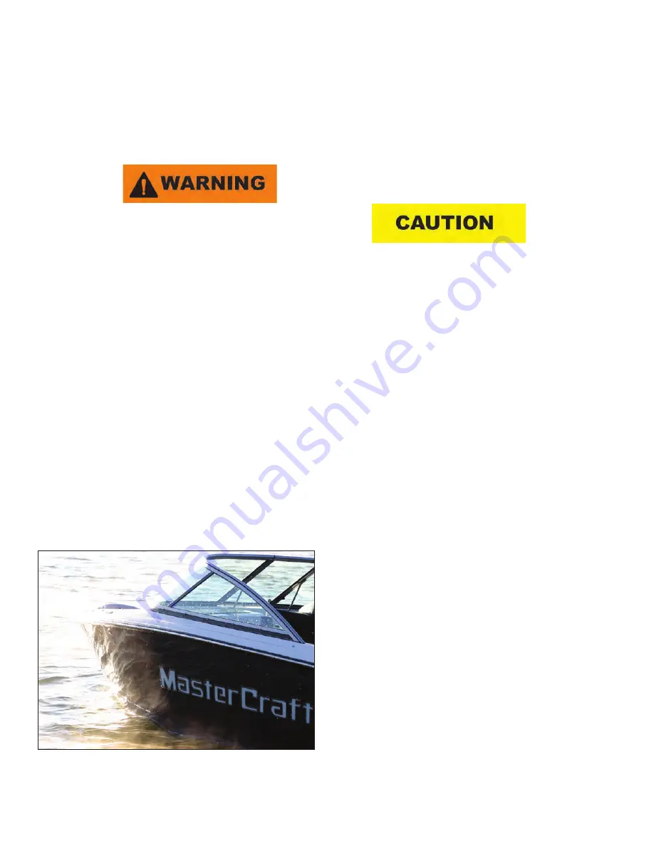 MasterCraft CSX 220 2008 Owner'S Manual Download Page 40