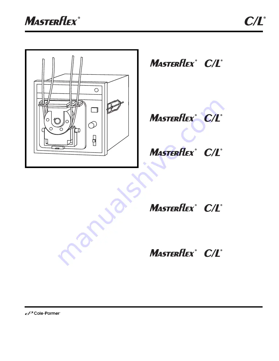 Masterflex C/L Series Скачать руководство пользователя страница 11