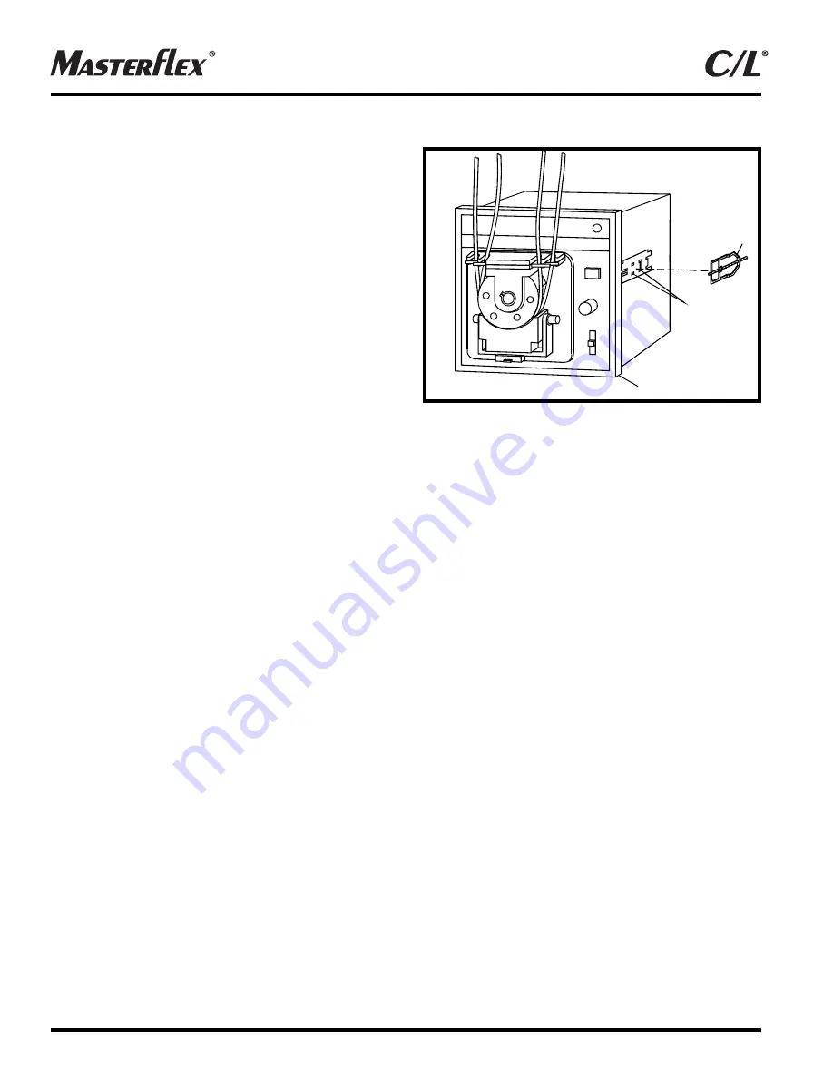 Masterflex C/L Series Operating Manual Download Page 46