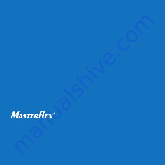 Masterflex EW-78018-12 Quick Start Manual Download Page 20