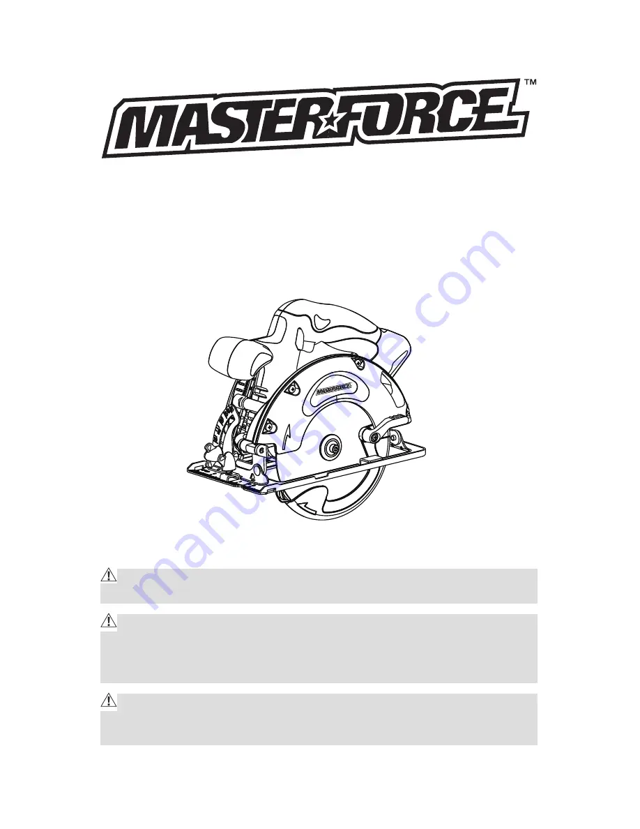 MasterForce 241-0428 Скачать руководство пользователя страница 1