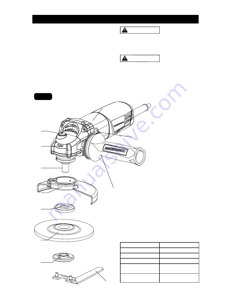 MasterForce 241-0779 Operator'S Manual Download Page 7