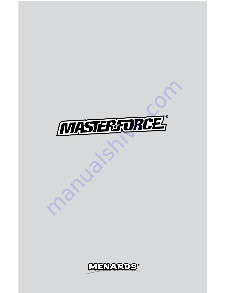 MasterForce 241-0779 Operator'S Manual Download Page 16