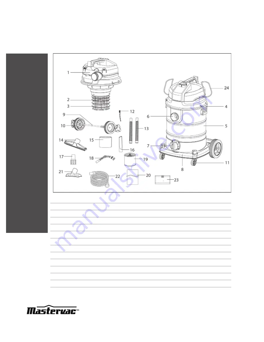 Mastervac 054-0239-6 Скачать руководство пользователя страница 8