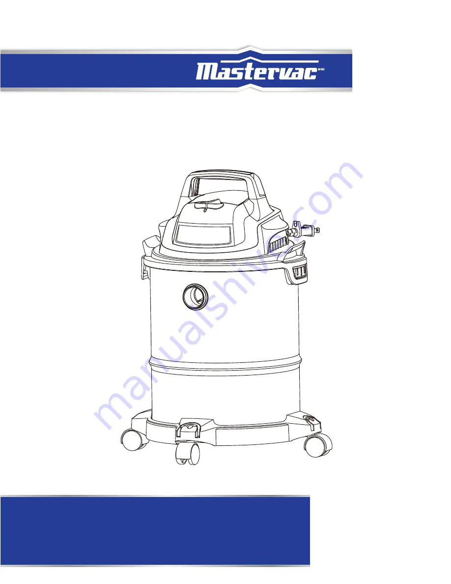 Mastervac 054-0246-8 Скачать руководство пользователя страница 1