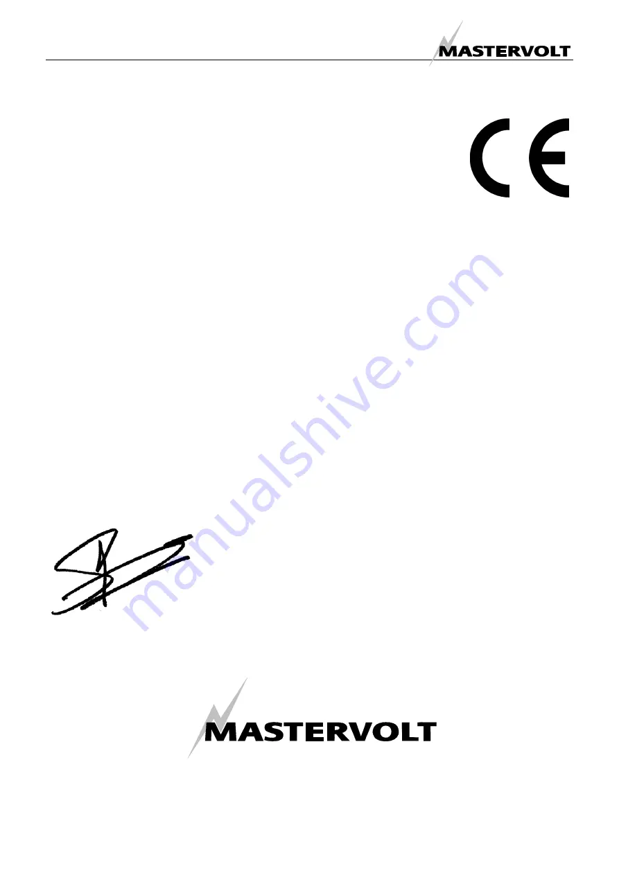 Mastervolt 130506000 Installation Manual Download Page 12