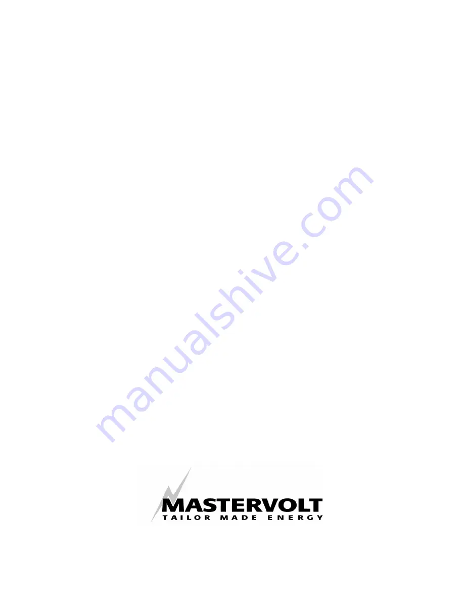 Mastervolt 70403105 Скачать руководство пользователя страница 36