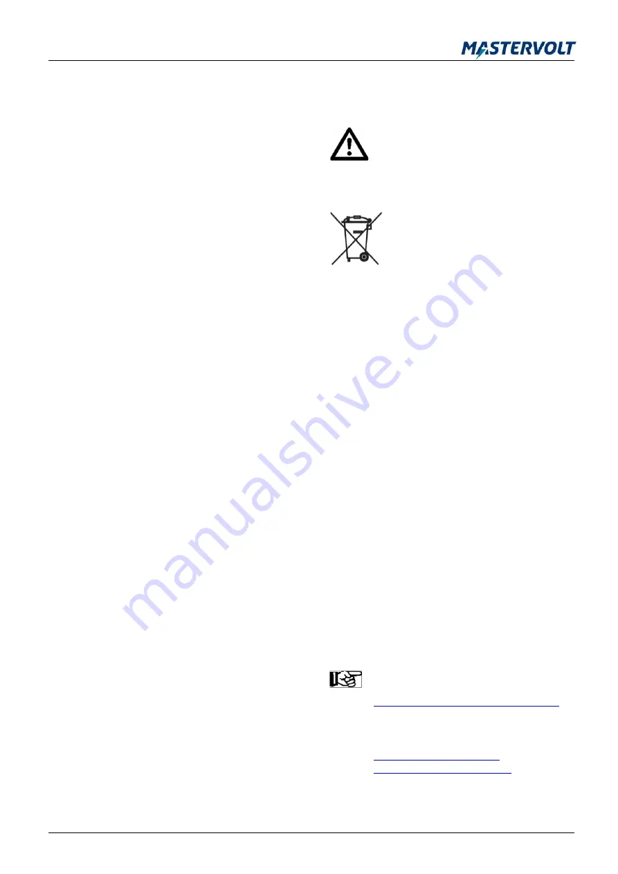 Mastervolt 77032600 User Manual Download Page 2