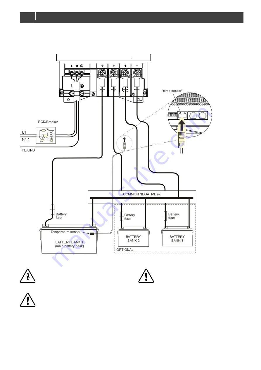 Mastervolt chargemaster plus 12/100-3 User And Installation Manual Download Page 10