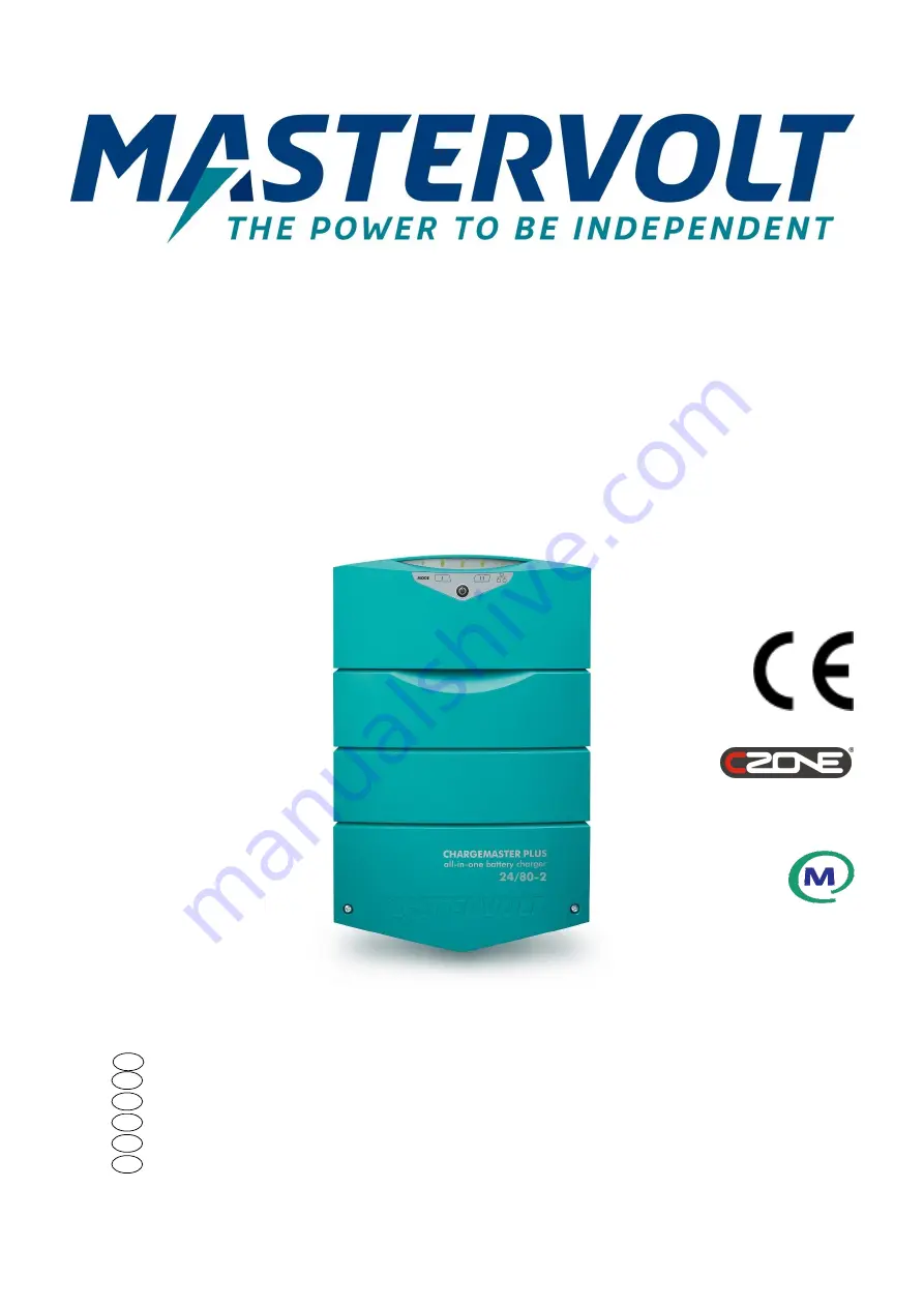 Mastervolt CHARGEMASTER PLUS 24/110-2 User And Installation Manual Download Page 1