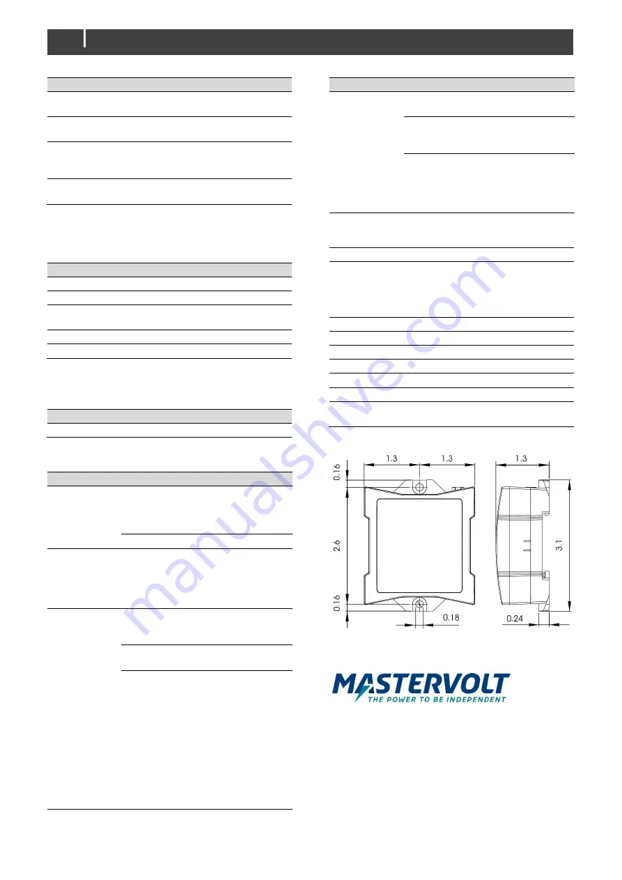 Mastervolt MasterBus PowerCombi Interface Скачать руководство пользователя страница 4