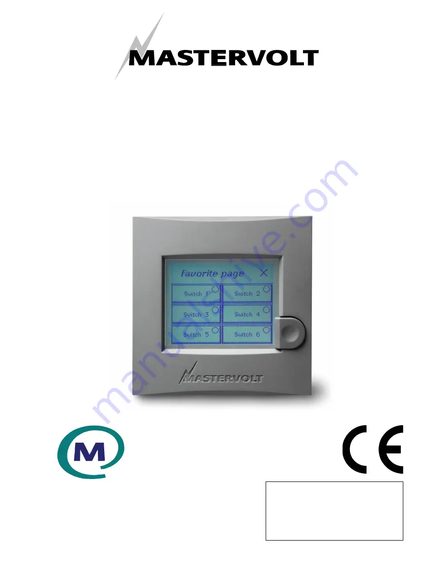 Mastervolt MasterView Easy MkII User Manual Download Page 1