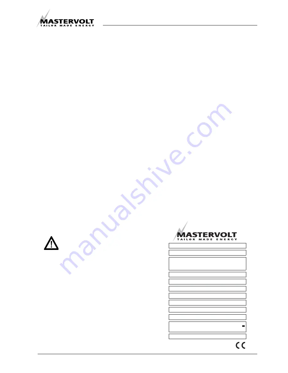 Mastervolt Whisper 6 User Manual Download Page 5