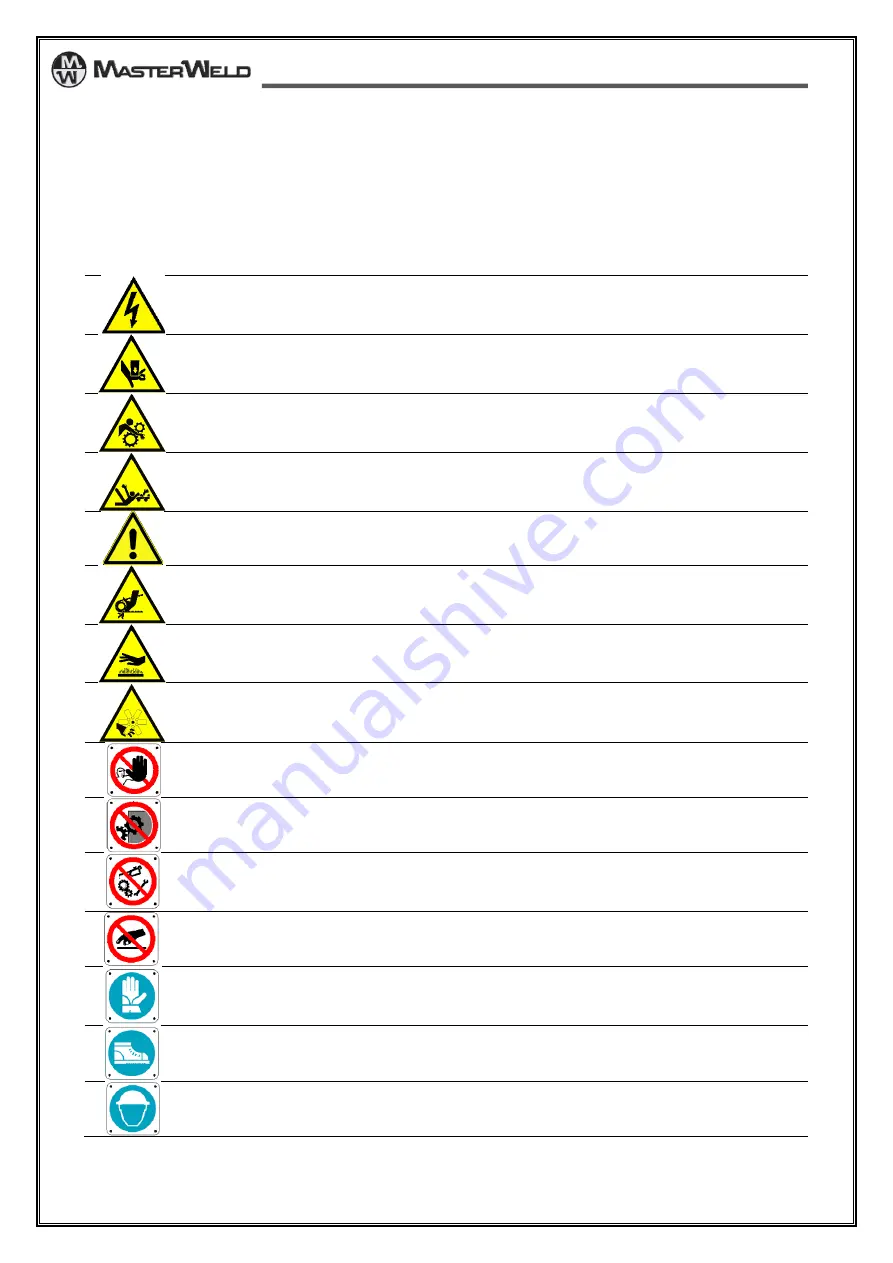 Masterweld MW1901 Скачать руководство пользователя страница 9