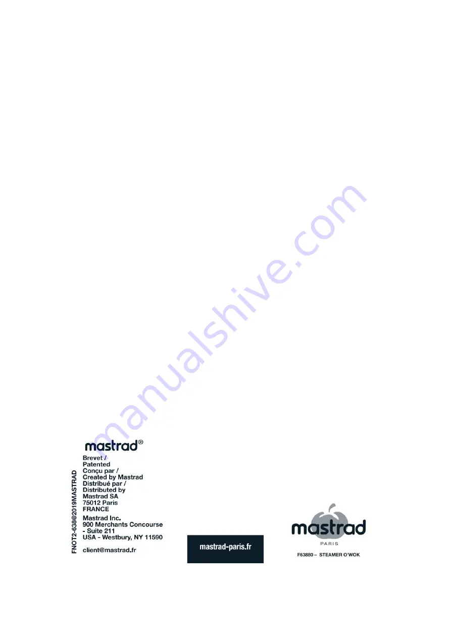 Mastrad F63880 Instructions Manual Download Page 13