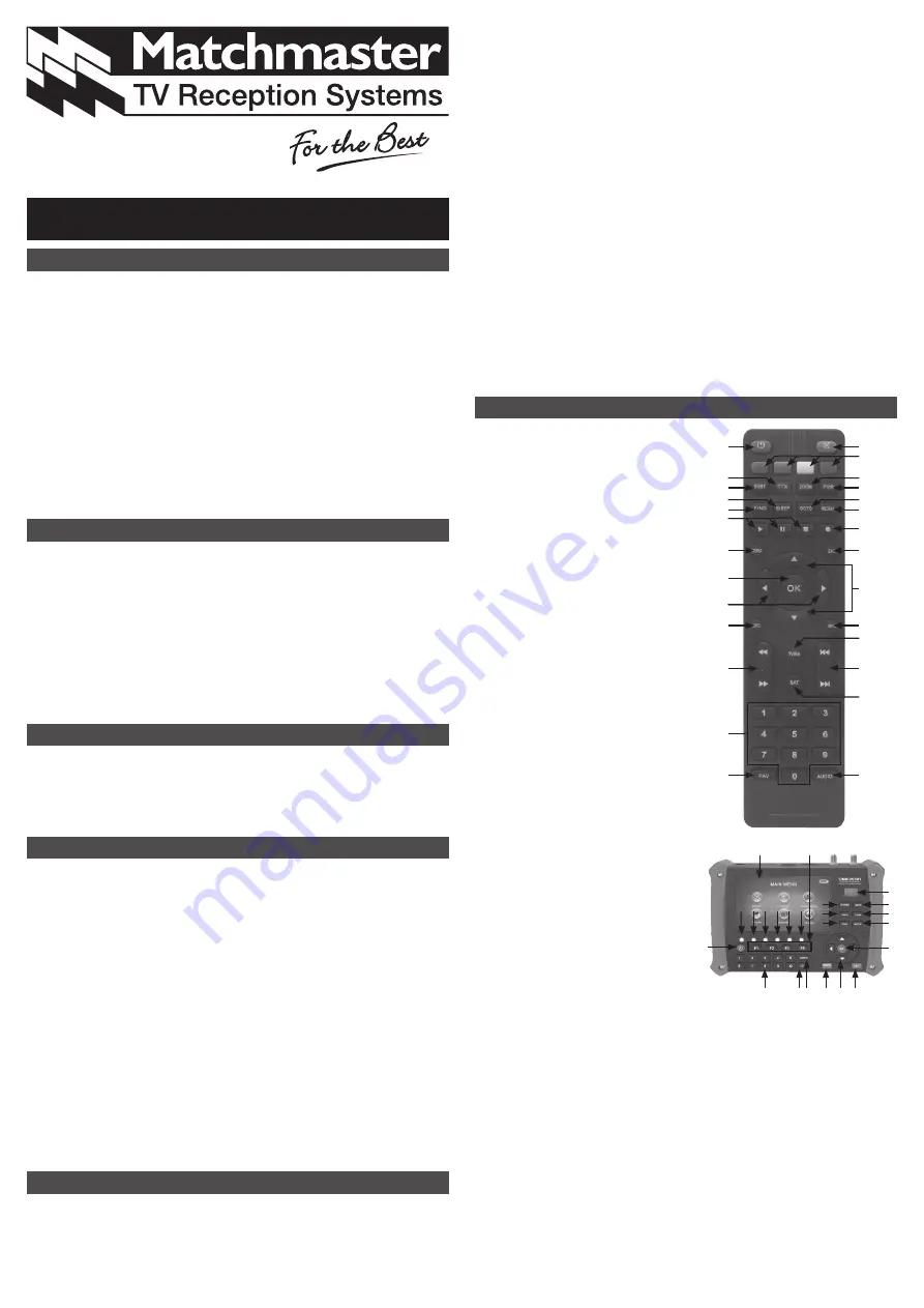 Matchmaster 12MM-DSTM1 Скачать руководство пользователя страница 1