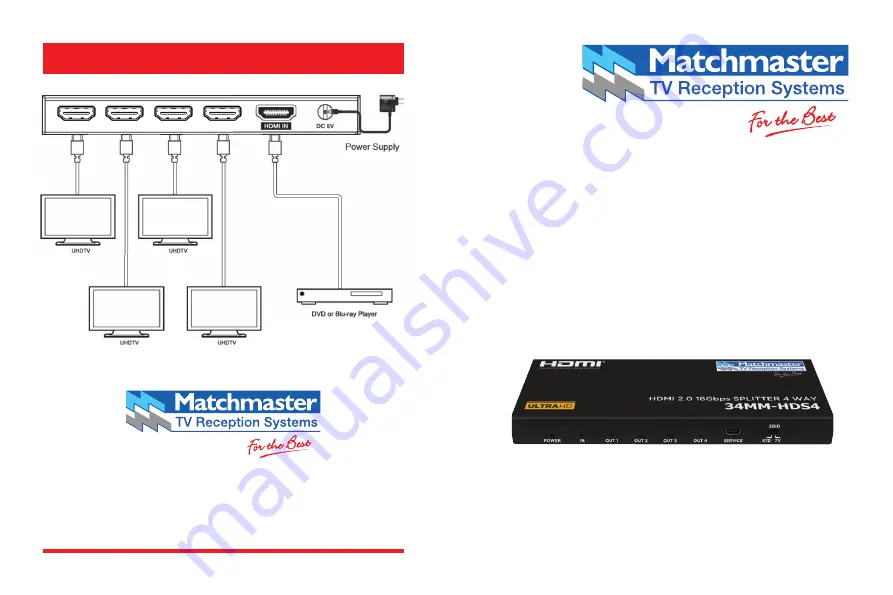 Matchmaster 34MM-HDS4 Скачать руководство пользователя страница 1