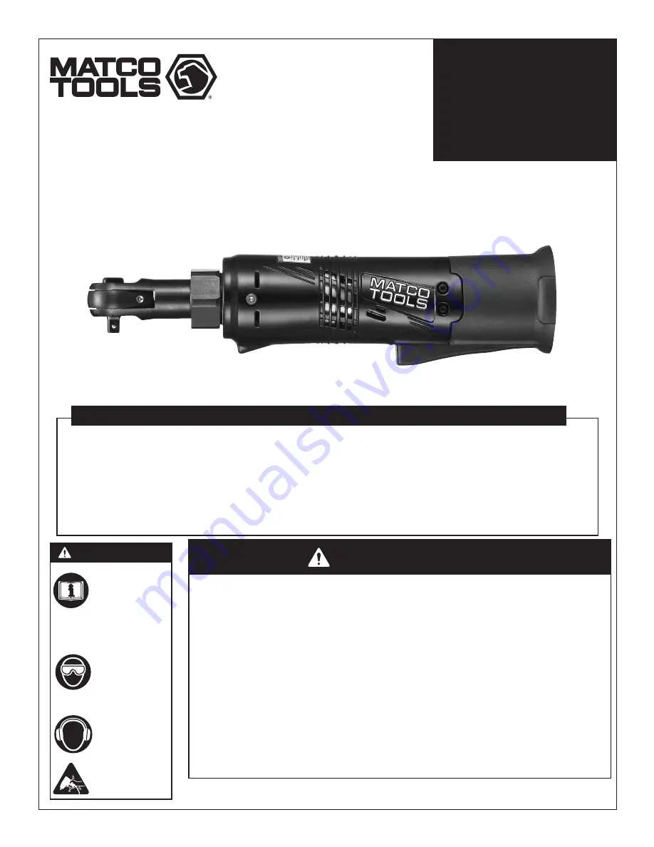 Matco Tools MCL1214RA Скачать руководство пользователя страница 8