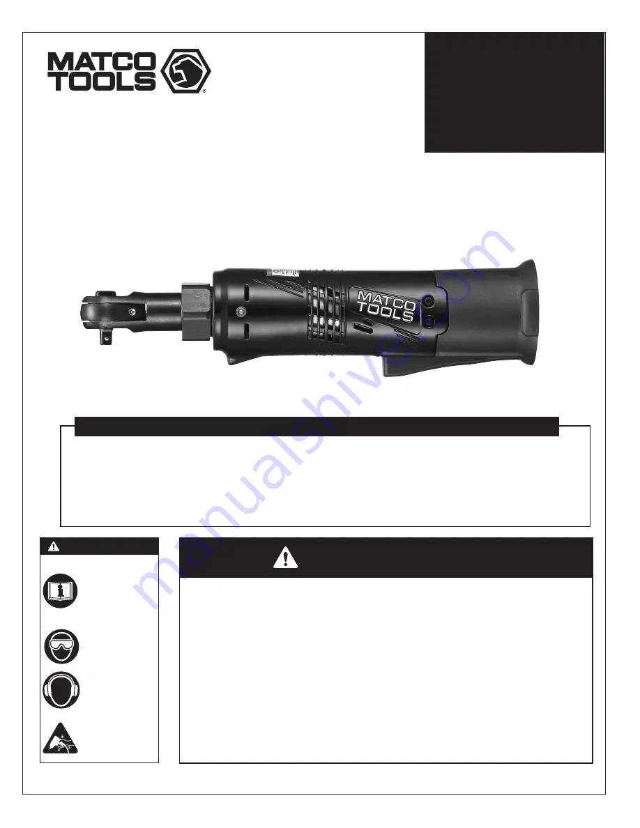 Matco Tools MCL1214RA Скачать руководство пользователя страница 13